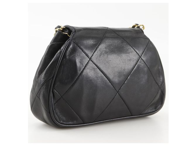 Chanel Vintage Schultertasche aus Lammleder - Ansicht 3