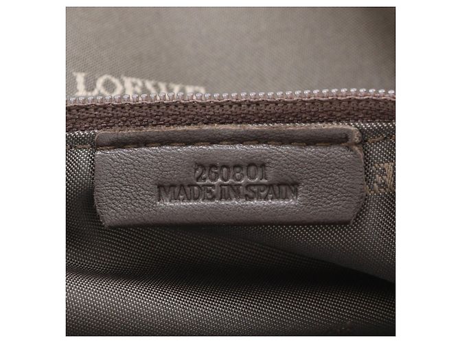 Loewe Handtasche aus braunem Leder - Ansicht 13
