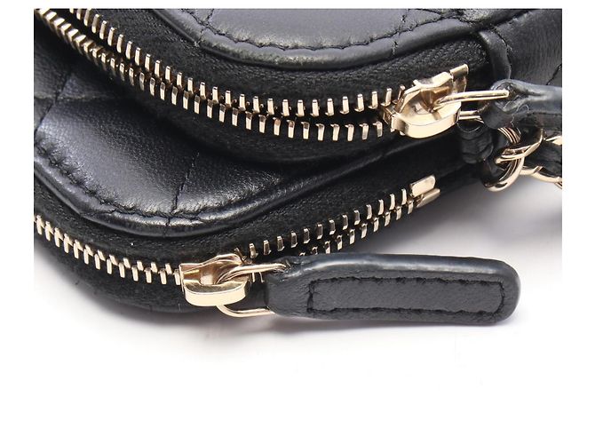 Borsa a tracolla con catena e portafoglio Chanel Matelassé - vista 12
