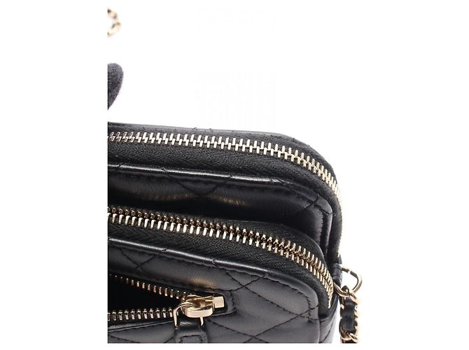 Borsa a tracolla con catena e portafoglio Chanel Matelassé - vista 8