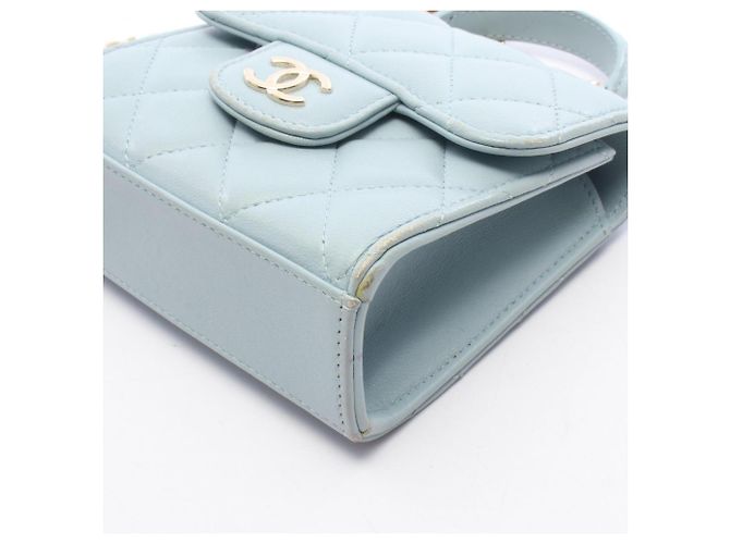 Bolsa de Ombro Chanel Mini Matelassé Chain Clutch - vista 8