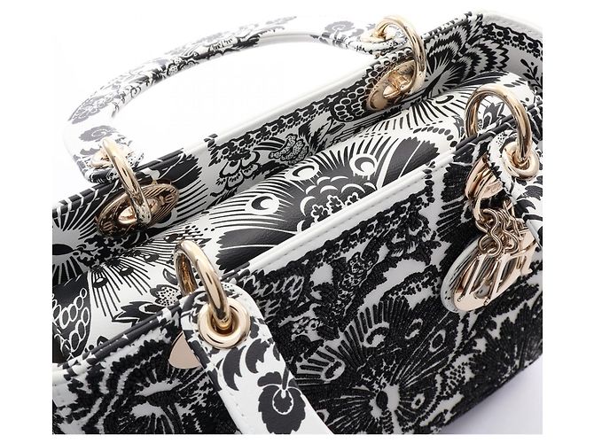 Christian Dior Dior LADY DIOR Beaded 2-Way Handtasche - Ansicht 8