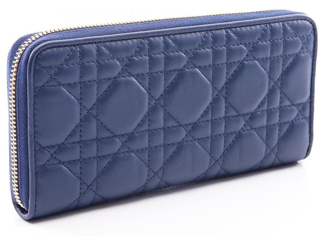 Cartera larga redonda Christian Dior Dior Lady Cannage - vista 2