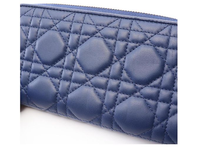 Cartera larga redonda Christian Dior Dior Lady Cannage - vista 7