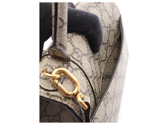 Borsa Balenciaga x Gucci Hacker Project Flora Hourglass - vista 6