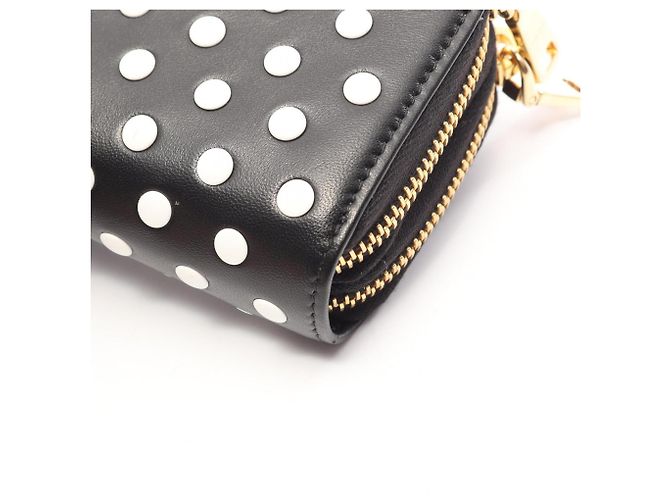 Miu Miu Polka Dot Leather Card Case - view 7