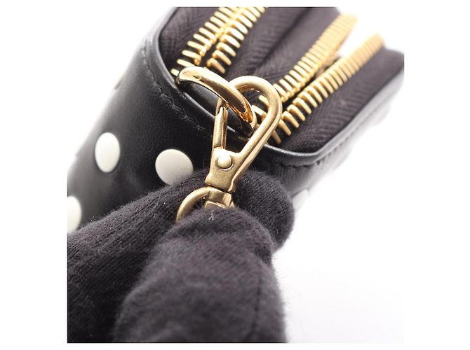 Miu Miu Polka Dot Leather Card Case - view 8