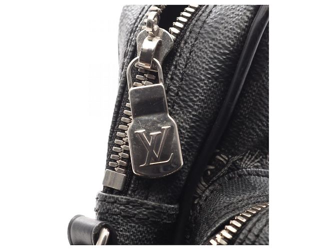 Bolso de hombro Louis Vuitton Amazon Christopher Nemeth Damier Graphite - vista 9