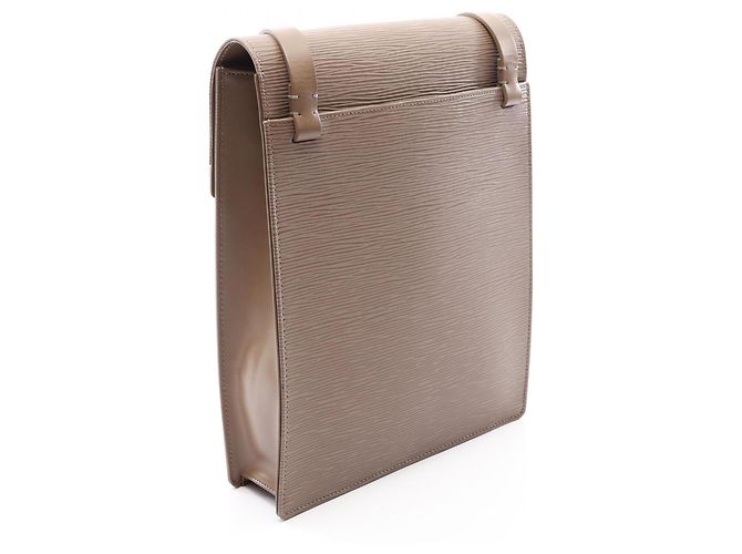 Bolsa de mão Louis Vuitton Ramatuelle em couro Epi cinza - vista 2