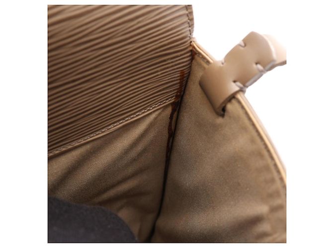 Bolsa de mão Louis Vuitton Ramatuelle em couro Epi cinza - vista 7