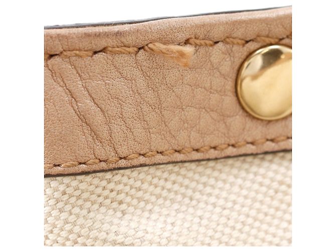 Borsa Gucci Sukey in pelle beige metallizzato - vista 10