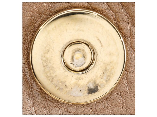 Borsa Gucci Sukey in pelle beige metallizzato - vista 12
