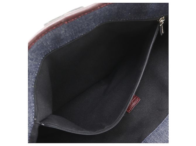 Borsa Tote Burberry in denim - vista 7