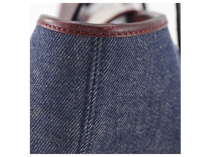 Borsa Tote Burberry in denim - vista 9