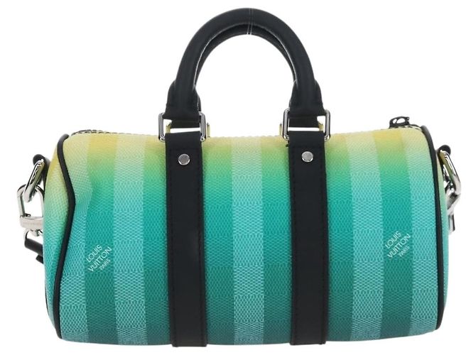 Louis Vuitton Keepall Bandouliere Limited Edition Gradient Damier Stripes XS - vista 2