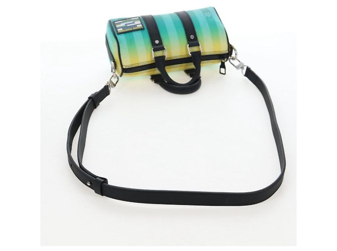 Louis Vuitton Keepall Bandouliere Limited Edition Gradient Damier Stripes XS - vista 7