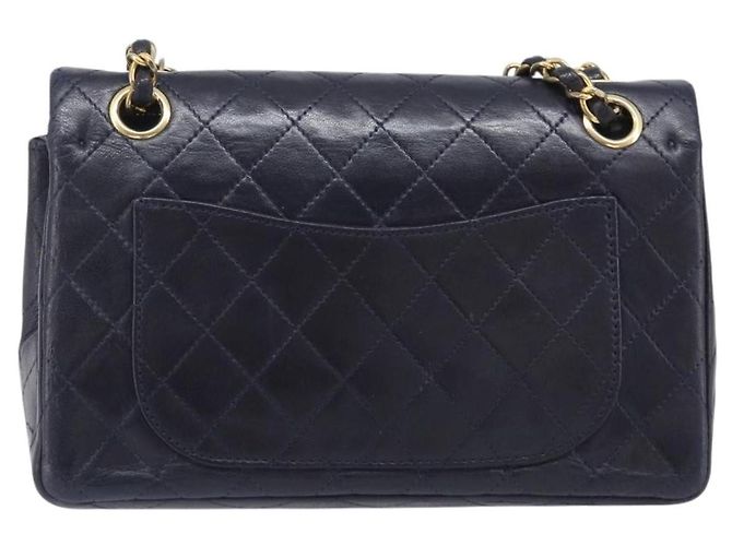 Chanel Timeless - Classic Double Flap Quilted Lambskin Small - vista 3