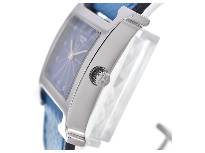 Hermès Hermes Heure H Quartz Metallo Placcato e Pelle 21 - vista 3