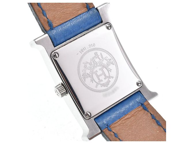 Hermès Hermes Heure H Quartz Metallo Placcato e Pelle 21 - vista 6