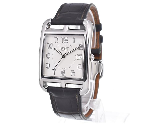 Hermès Hermes Cape Cod Quartz Stainless Steel and Leather 33 - view 2