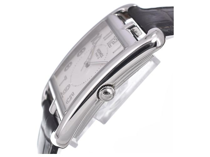 Hermès Hermes Cape Cod Quartz Stainless Steel and Leather 33 - view 3