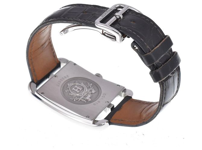 Hermès Hermes Cape Cod Quartz Stainless Steel and Leather 33 - view 5