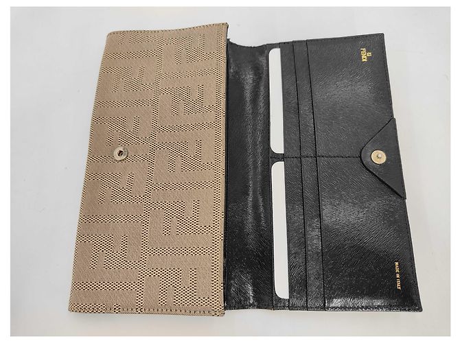 Fendi Logo Continental Leather Long - view 6