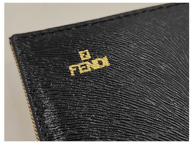 Fendi Logo Continental Leather Long - view 7