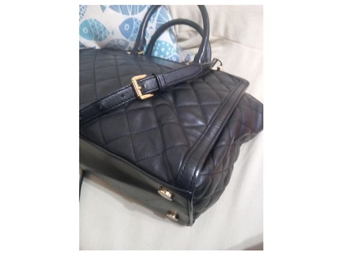 Michael Kors black quilted leather bag - view 11