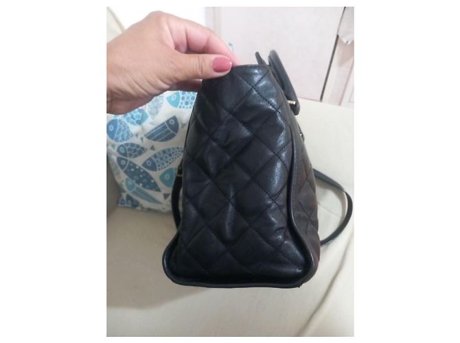 Michael Kors black quilted leather bag - view 9