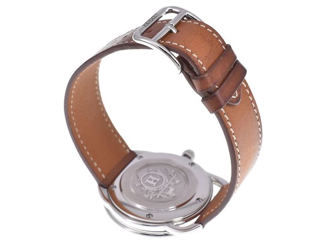 Hermès Hermes Arceau Quartz Stainless Steel and Alligator 40 - view 5