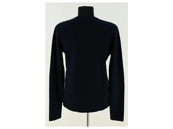 Camisola de lã azul Céline M - vista 4