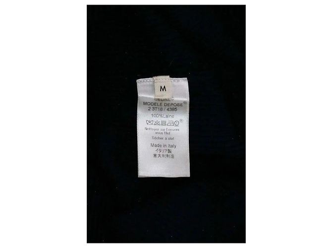 Camisola de lã azul Céline M - vista 6