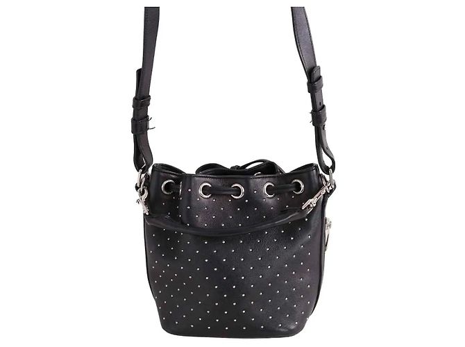Autre Marque Borsa a tracolla Sac Seau Emmanuelle nera - vista 4
