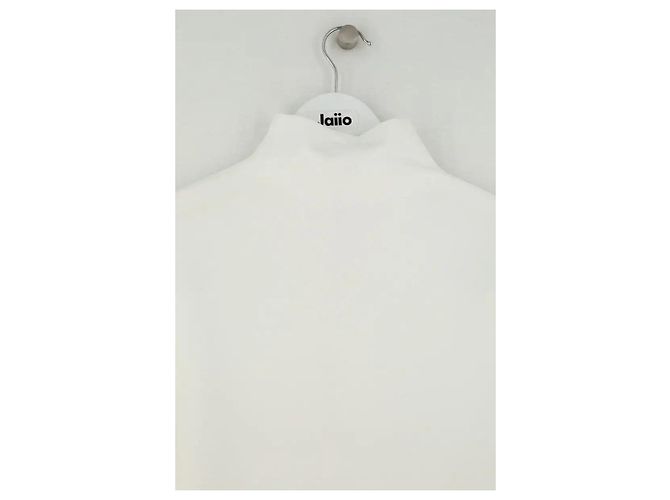Alaïa weißes Viskose Kleid - Ansicht 4