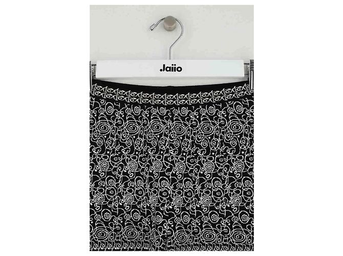 Mini shorts Alaïa in viscosa neri - vista 2