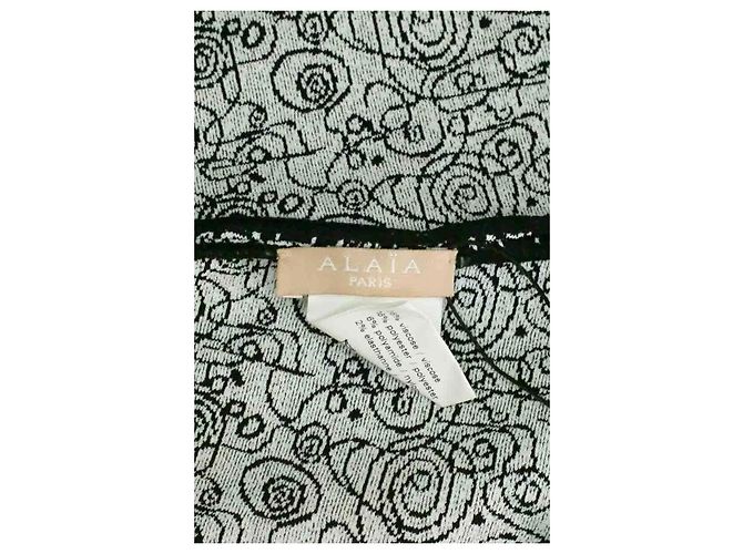 Mini shorts Alaïa in viscosa neri - vista 5