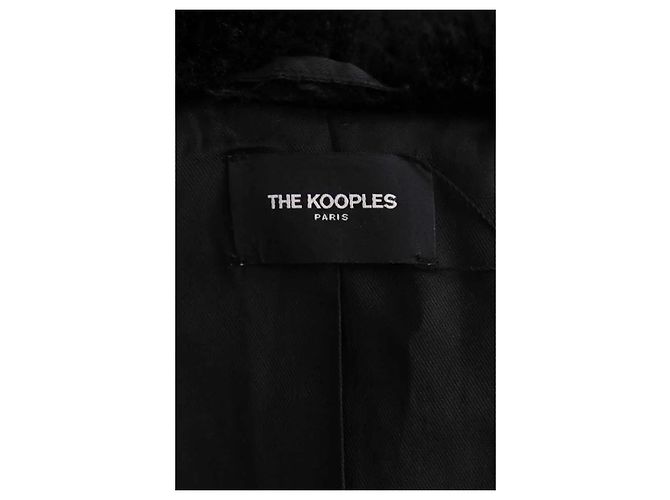 Abrigo negro de sintético The Kooples XS - vista 5