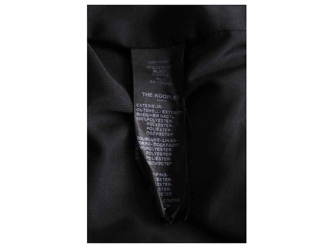 Abrigo negro de sintético The Kooples XS - vista 6