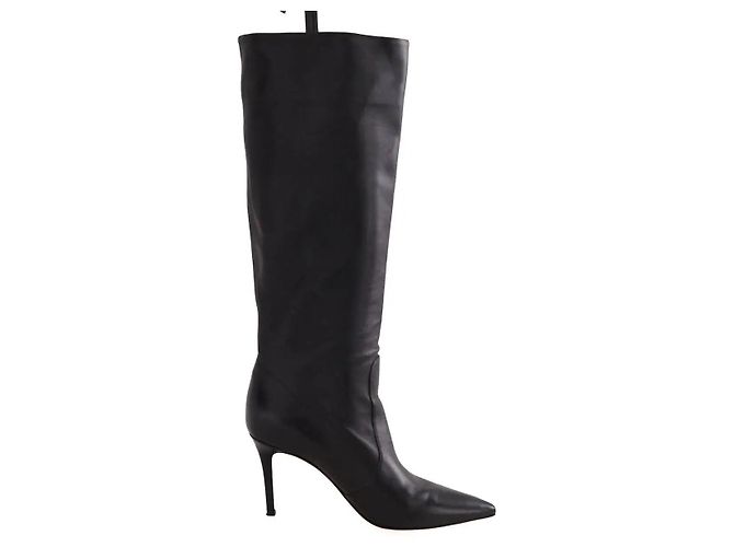 Gianvito Rossi Black Leather Boots - view 3