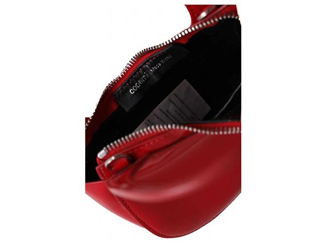 Mini bolso Coperni rojo de cuero - vista 5