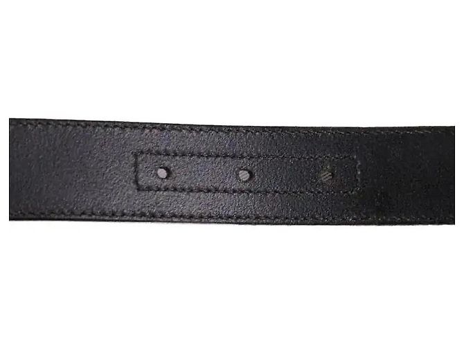 Gucci Gürtel aus schwarzem Leder - Ansicht 3
