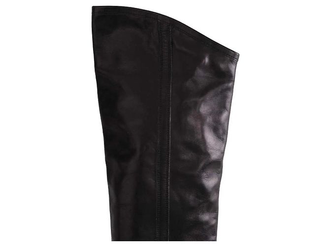 Stivali western Isabel Marant in pelle nera - vista 4
