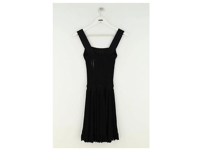 Vestido Alaïa preto em viscose - vista 3