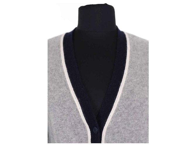 Autre Marque Cárdigan From Future de cashmere gris XS - vista 2