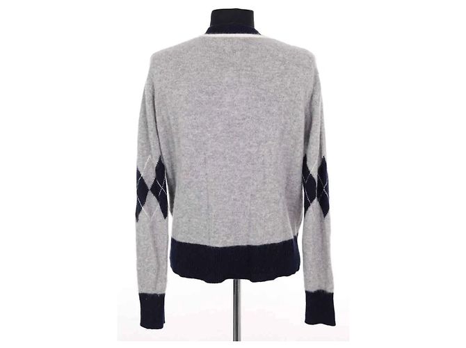 Autre Marque Cárdigan From Future de cashmere gris XS - vista 4