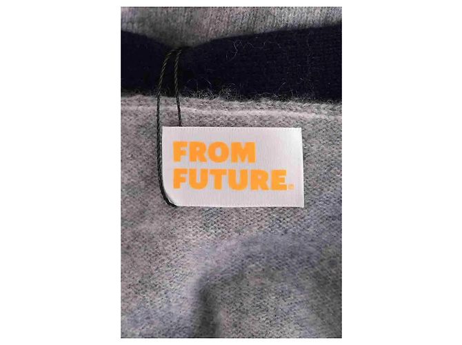Autre Marque Cárdigan From Future de cashmere gris XS - vista 5