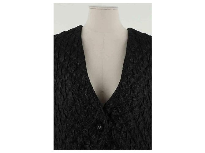 Chaleco Chanel negro - vista 2