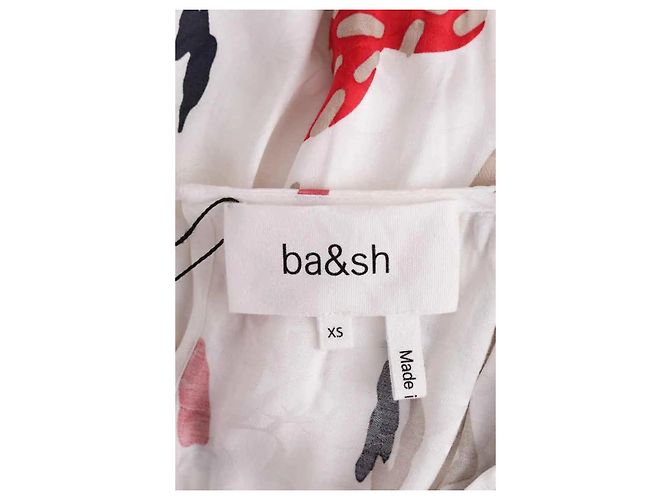 Robe Ba&Sh blanche en viscose - vue 5