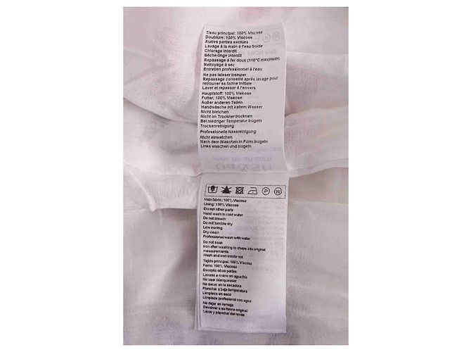 Robe Ba&Sh blanche en viscose - vue 6